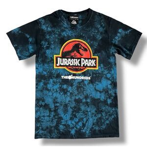 The Hundreds X Jurassic Park Blue Tie Dye‎ T-Shirt Size S